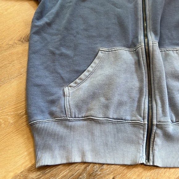 Aerie Light Blue Hoodie Zip Up Size Small - Picture 2 of 9